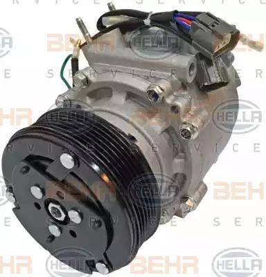 HELLA 8FK 351 121-521 - Компрессор кондиционера autospares.lv