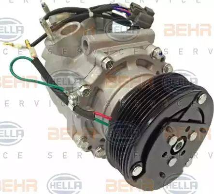 HELLA 8FK 351 121-521 - Компрессор кондиционера autospares.lv