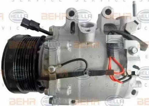 HELLA 8FK 351 121-571 - Компрессор кондиционера autospares.lv