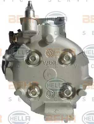 HELLA 8FK 351 121-571 - Компрессор кондиционера autospares.lv