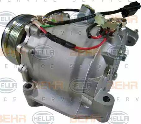 HELLA 8FK 351 121-051 - Компрессор кондиционера autospares.lv