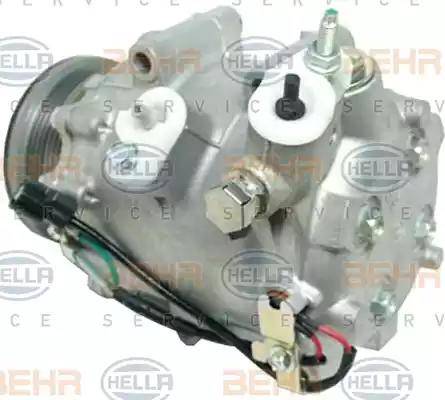 HELLA 8FK 351 121-081 - Компрессор кондиционера autospares.lv