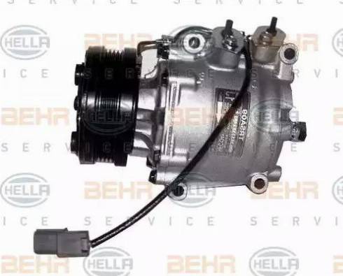 HELLA 8FK 351 121-031 - Компрессор кондиционера autospares.lv