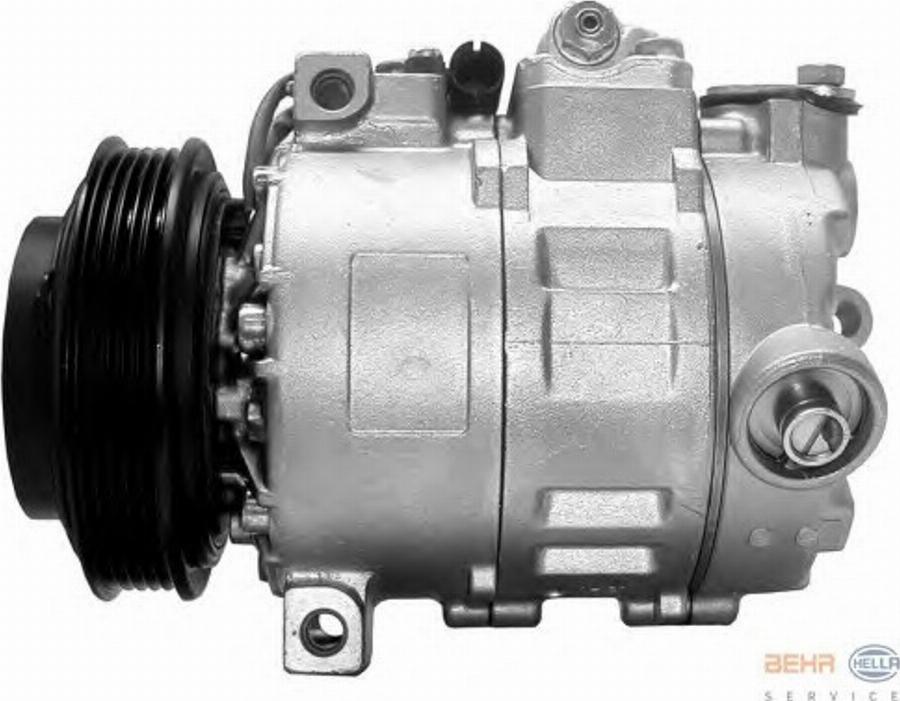 HELLA 8FK351128591 - Компрессор кондиционера autospares.lv