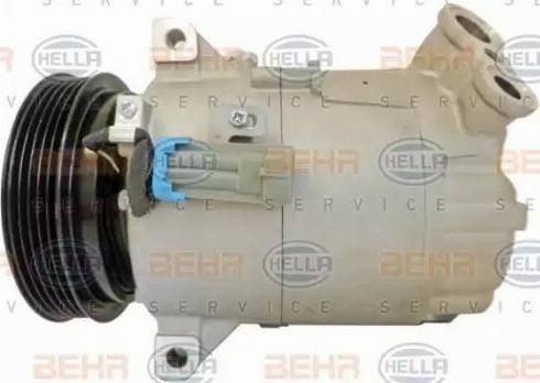 HELLA 8FK 351 128-541 - Компрессор кондиционера autospares.lv