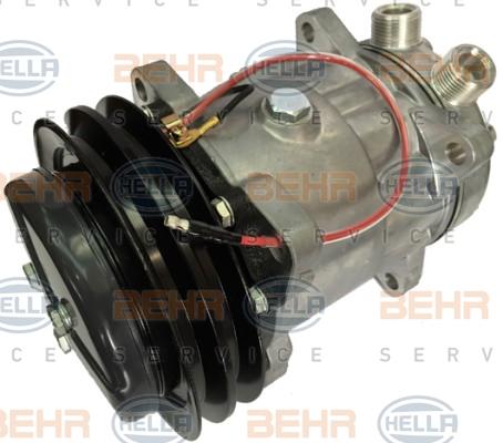 HELLA 8FK 351 128-661 - Компрессор кондиционера autospares.lv