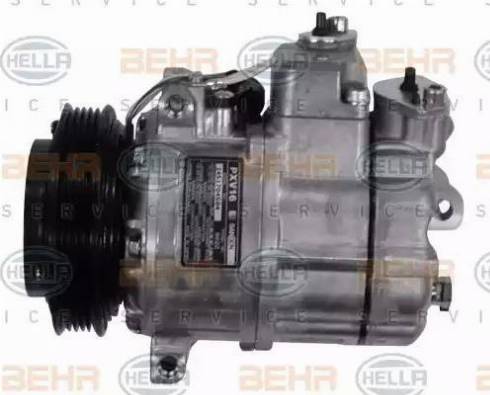 HELLA 8FK 351 128-091 - Компрессор кондиционера autospares.lv