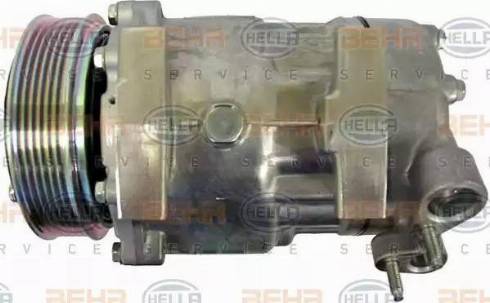 HELLA 8FK 351 128-051 - Компрессор кондиционера autospares.lv