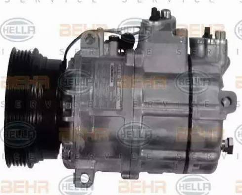 HELLA 8FK 351 128-081 - Компрессор кондиционера autospares.lv