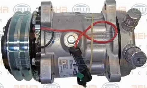 HELLA 8FK 351 128-151 - Компрессор кондиционера autospares.lv