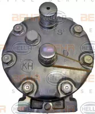 HELLA 8FK 351 128-121 - Компрессор кондиционера autospares.lv