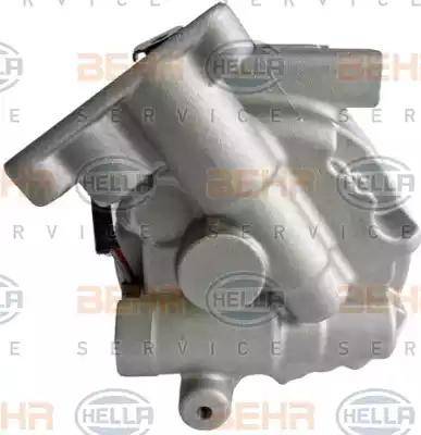 HELLA 8FK 351 123-541 - Компрессор кондиционера autospares.lv