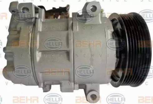 HELLA 8FK 351 123-541 - Компрессор кондиционера autospares.lv