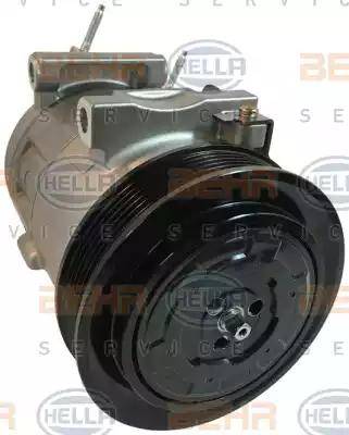 HELLA 8FK 351 123-571 - Компрессор кондиционера autospares.lv