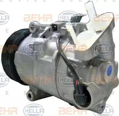 HELLA 8FK 351 123-041 - Компрессор кондиционера autospares.lv