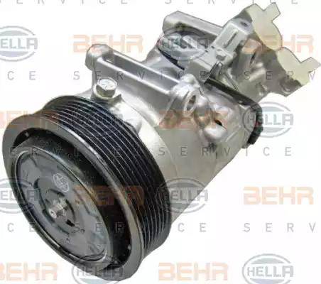 HELLA 8FK 351 123-041 - Компрессор кондиционера autospares.lv