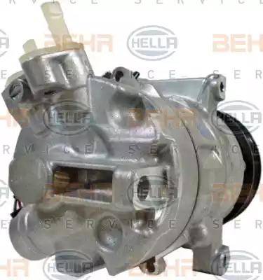 HELLA 8FK 351 123-061 - Компрессор кондиционера autospares.lv