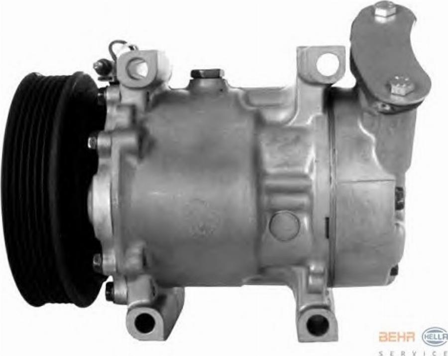 HELLA 8FK351127-911 - Компрессор кондиционера autospares.lv