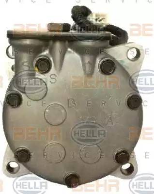 HELLA 8FK 351 127-541 - Компрессор кондиционера autospares.lv