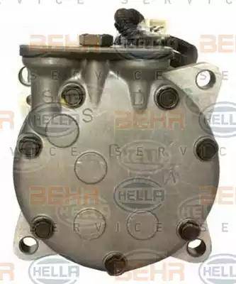 HELLA 8FK 351 127-041 - Компрессор кондиционера autospares.lv