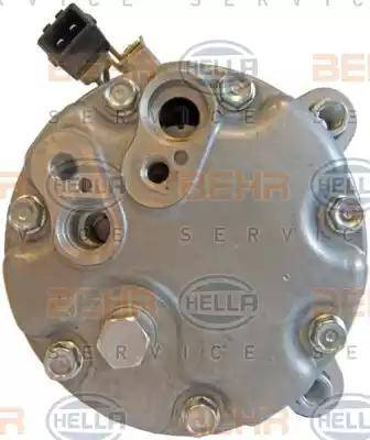 HELLA 8FK 351 127-851 - Компрессор кондиционера autospares.lv