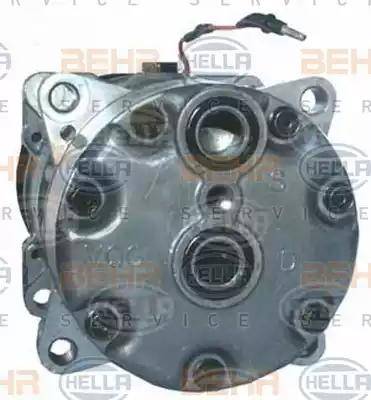 HELLA 8FK 351 127-211 - Компрессор кондиционера autospares.lv