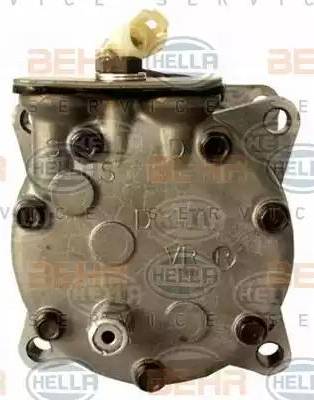 HELLA 8FK 351 127-271 - Компрессор кондиционера autospares.lv