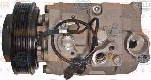 HELLA 8FK 351 175-531 - Компрессор кондиционера autospares.lv