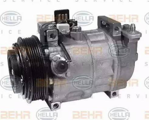 HELLA 8FK 351 175-021 - Компрессор кондиционера autospares.lv