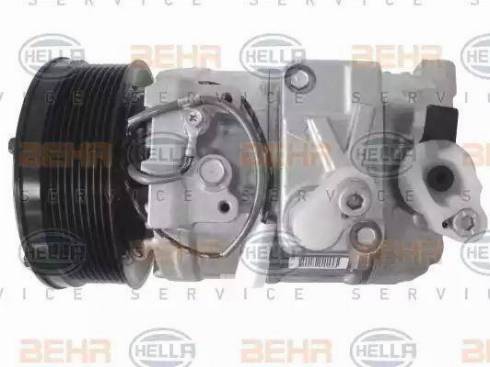 HELLA 8FK 351 176-541 - Компрессор кондиционера autospares.lv