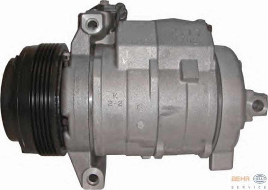 HELLA 8FK 351 176-581 - Компрессор кондиционера autospares.lv