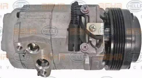 HELLA 8FK 351 176-651 - Компрессор кондиционера autospares.lv