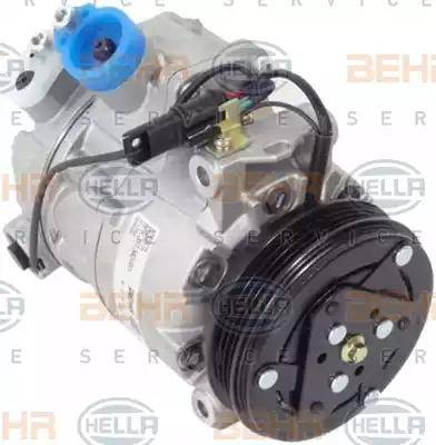 HELLA 8FK 351 340-951 - Компрессор кондиционера autospares.lv