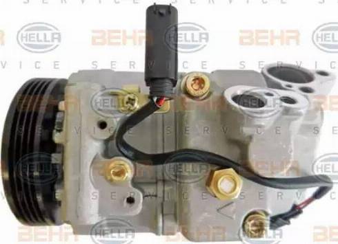 HELLA 8FK 351 340-971 - Компрессор кондиционера autospares.lv