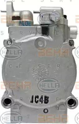 HELLA 8FK 351 340-411 - Компрессор кондиционера autospares.lv