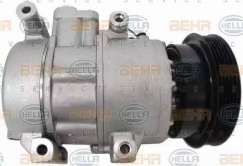 HELLA 8FK 351 340-061 - Компрессор кондиционера autospares.lv