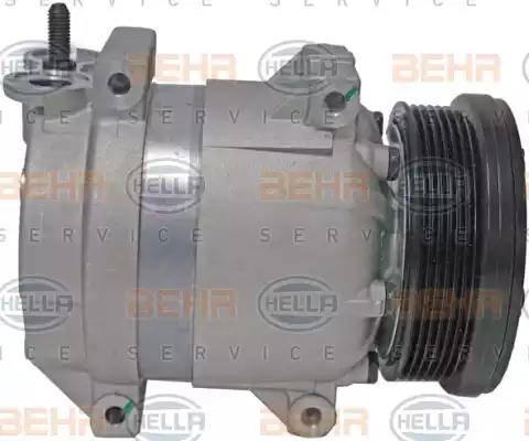 HELLA 8FK 351 340-191 - Компрессор кондиционера autospares.lv