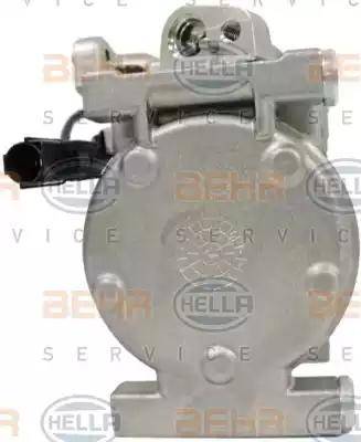 HELLA 8FK 351 340-151 - Компрессор кондиционера autospares.lv