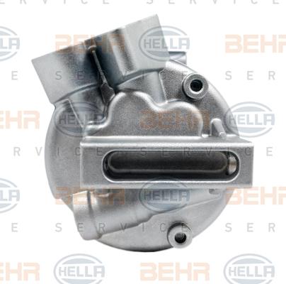 HELLA 8FK 351 340-851 - Компрессор кондиционера autospares.lv