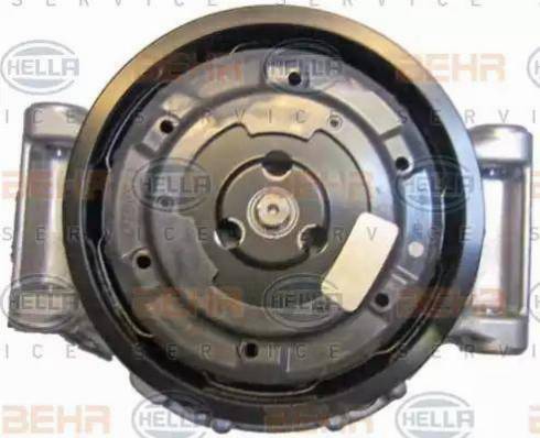 HELLA 8FK 351 340-391 - Компрессор кондиционера autospares.lv