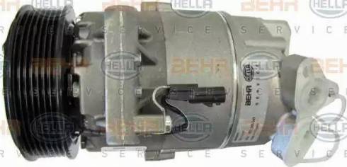 HELLA 8FK 351 340-341 - Компрессор кондиционера autospares.lv