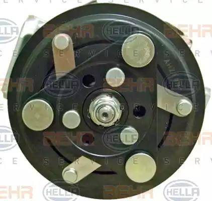 HELLA 8FK 351 340-321 - Компрессор кондиционера autospares.lv