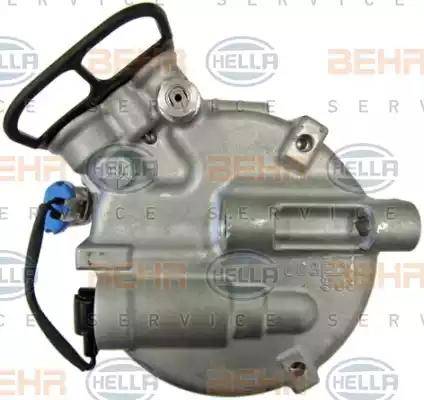 HELLA 8FK 351 340-291 - Компрессор кондиционера autospares.lv