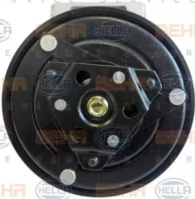 HELLA 8FK 351 340-711 - Компрессор кондиционера autospares.lv