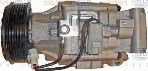 HELLA 8FK 351 340-781 - Компрессор кондиционера autospares.lv