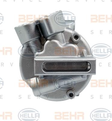 HELLA 8FK 351 340-721 - Компрессор кондиционера autospares.lv