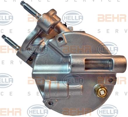 HELLA 8FK 351 341-601 - Компрессор кондиционера autospares.lv