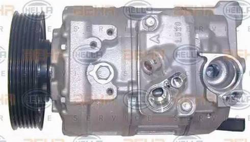 HELLA 8FK 351 316-961 - Компрессор кондиционера autospares.lv