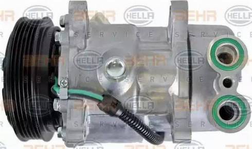 HELLA 8FK 351 316-931 - Компрессор кондиционера autospares.lv