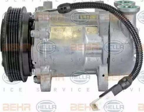 HELLA 8FK 351 316-931 - Компрессор кондиционера autospares.lv